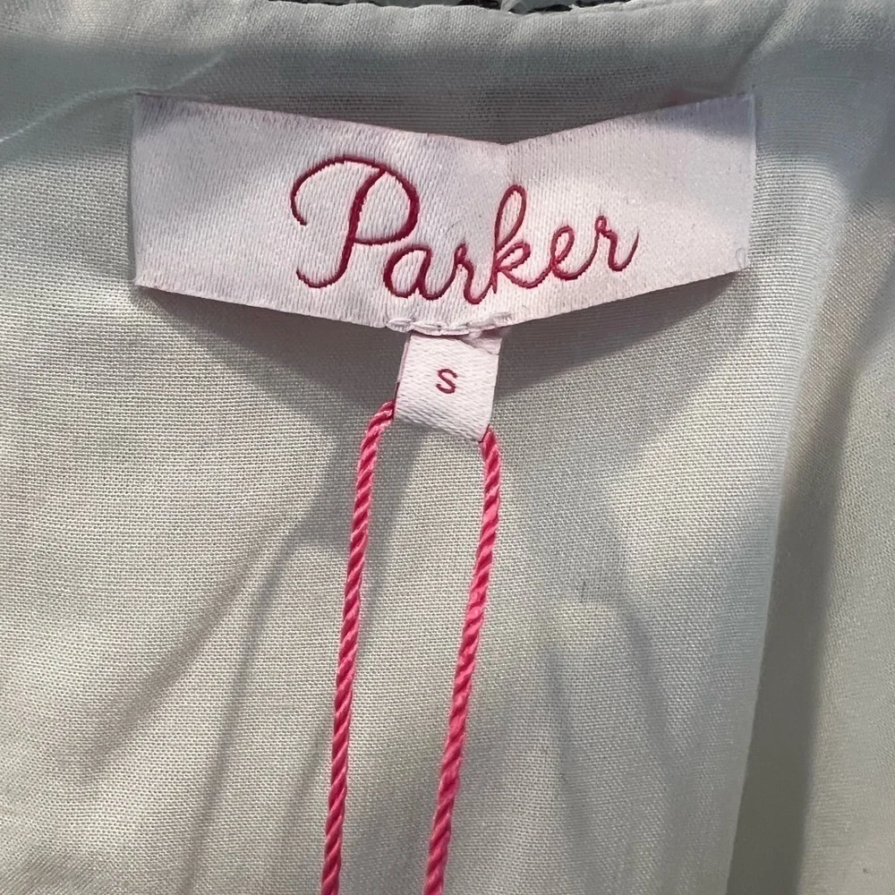 NWT! Parker White Cotton Eyelet Embroidered Summer Dress. Size Small. - Picture 5 of 11